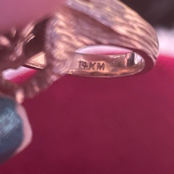 14k solid gold ring - Picture 5 of 8